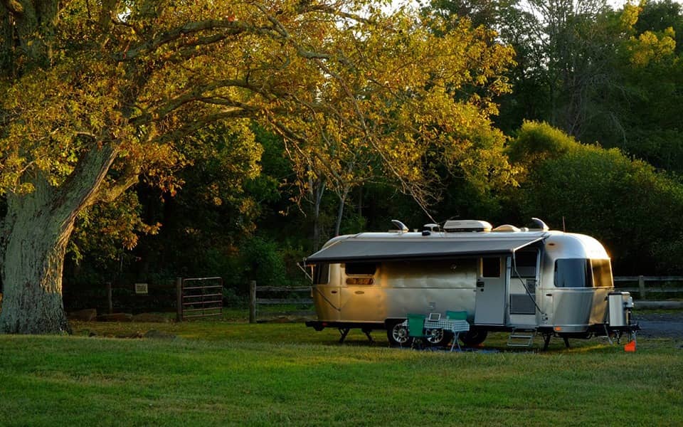 RV parked